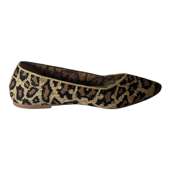 Skechers Cleo Animal Print Leopard Ballet Flats Slip Ons Pointed Toe Women 9 - Picture 3 of 8